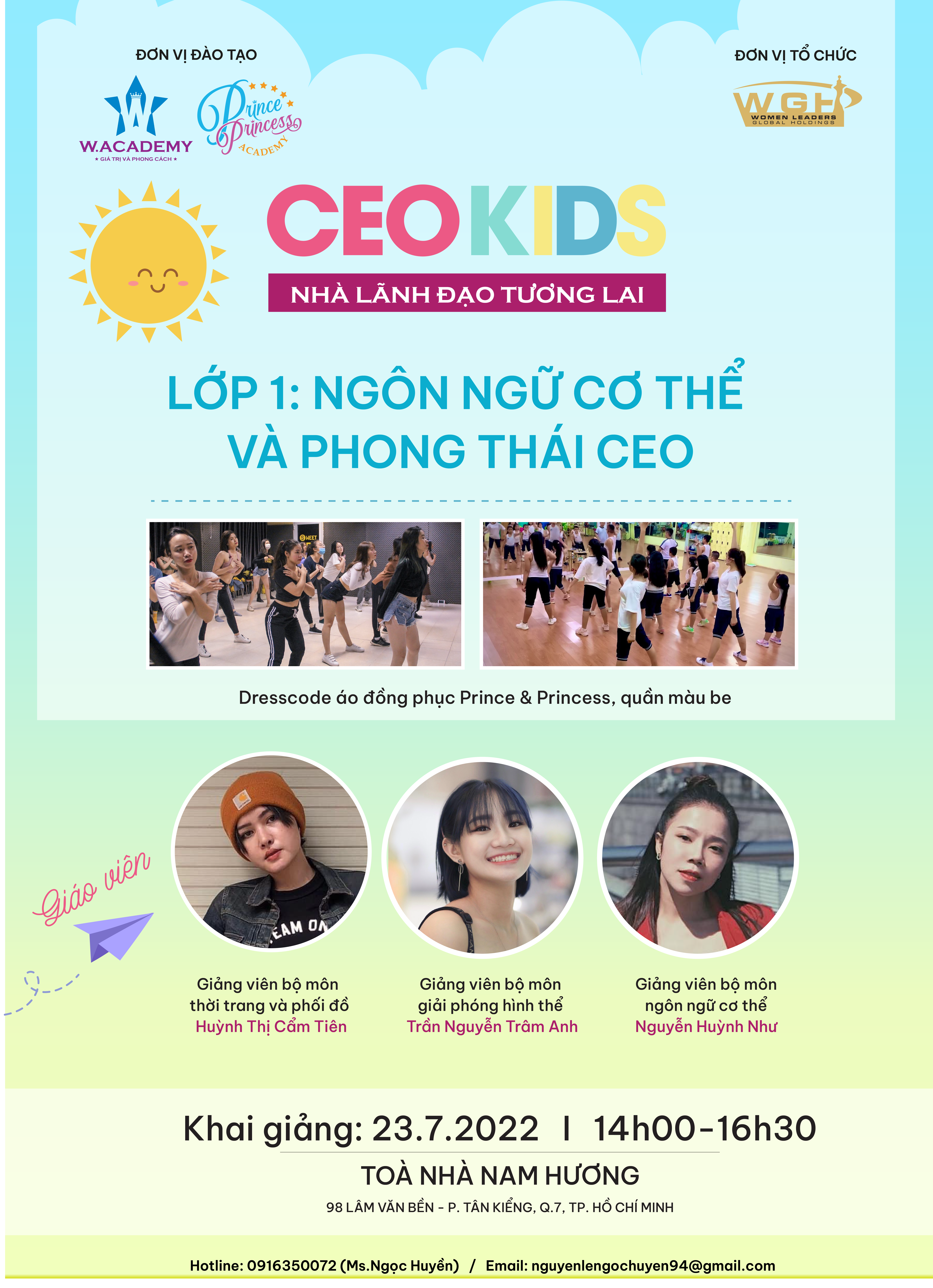 CEO Kids mùa 7 khai giảng với chủ đề: Ngôn ngữ cơ thể và Phong thái CEO.